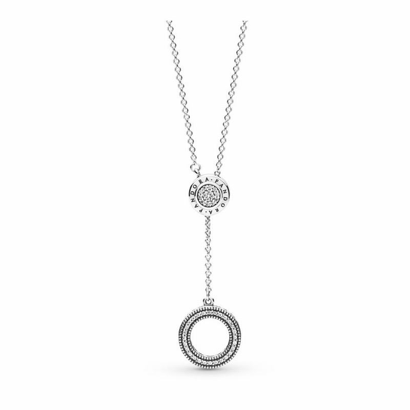 Pandora Signature Necklace Clearance NZ, Sterling Silver (698714-CKI)